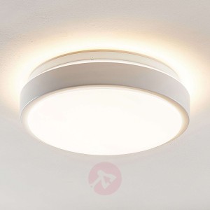 Lindby Camille lampa sufitowa LED Ø33cm biała