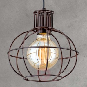 Lampa wisząca Dilip w kolorze antycznego brązu