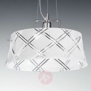 Elegancka lampa wisząca CORALLO 40, 1-pkt., biała