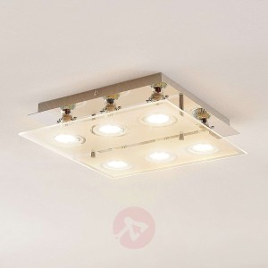 ELC Tahyla lampa sufitowa LED, GU10, szkło, 32 cm