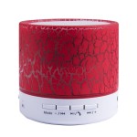 Mini głośnik LED - Bluetooth - zmieniający kolory - czerwony