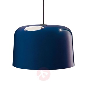 Niebieska ceramiczna lampa wisząca ADD