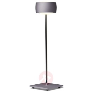 Lampa stołowa LED Grace szara, sterowana gestami