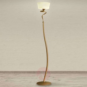 Lampa podłogowa Alessio z kloszem zwróconym w górę