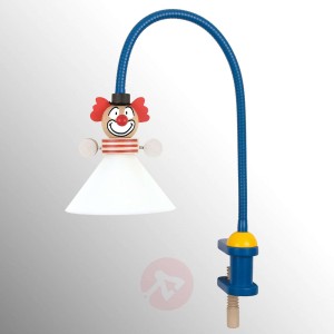Wesoła lampa z zaciskiem CLOWN