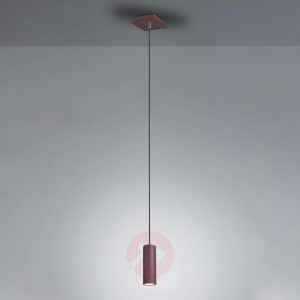 Lampa wisząca Marley rdzawobrązowa, 1-punktowa