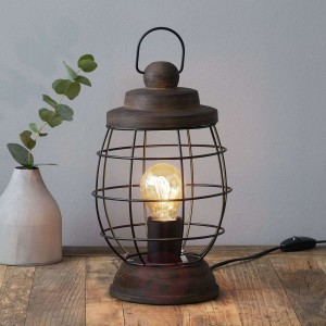 Bampton – rustykalna lampa stołowa