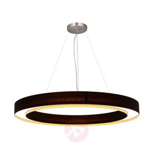 Lampa wisząca LED Cloud w formie pierścienia 60 cm