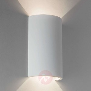 Kinkiet LED Serifos 170, gipsowy, do malowania