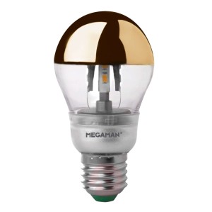 Żarówka lustrzana LED E27 5 W 828, złota ściemn