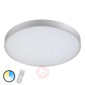 Lampa sufitowa LED Glam, okrągła, z pilotem