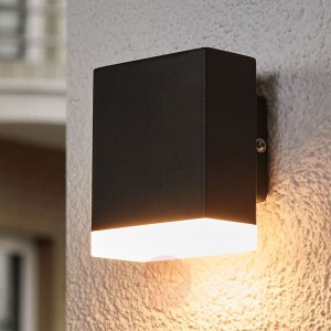 Nowoczesna lampa zewnętrzna LED Aya, czarna
