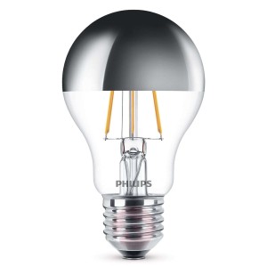 Żarówka LED E27 A60, lustrzana 5,5 W, 2 700 K