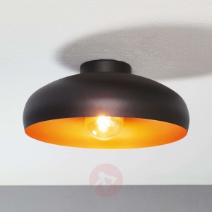 Piękna metalowa lampa sufitowa Mogano