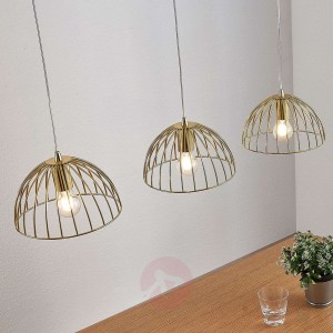Lampa wisząca w kształcie klatki Deria, 3-punktowa