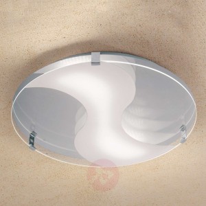 Częściowo satynowana lampa sufitowa LED MIRTA