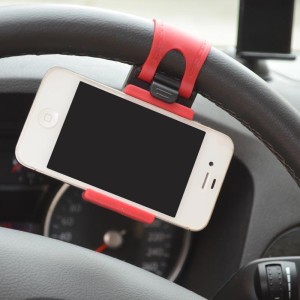 Uchwyt samochodowy dla Telefonów - GPS - czerwony