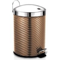 Kosz na śmieci z pokrywką i pedałem Metallic Rose Gold