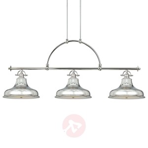 Lampa wisząca Emery 3-punktowa srebrna