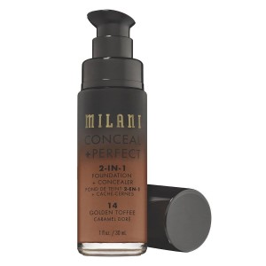 Milani Conceal & Perfect 2-In-1 Foundation + Concealer Golden Toffee (30 ml)