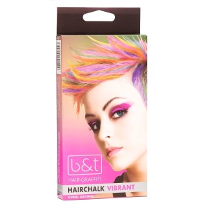 b&t Hair-Graffiti Hairchalk Vibrant (12 sztuk)