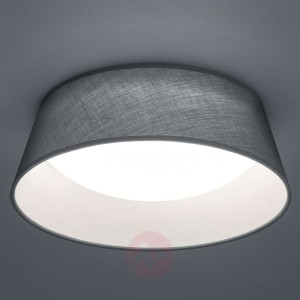 Lampa sufitowa LED Ponts z tekstylnym kloszem