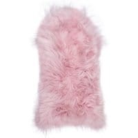 Futro jagnięce Icelandic Pale Pink 55x100 cm