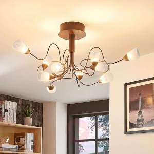 Romantyczna lampa sufitowa LED Hannes