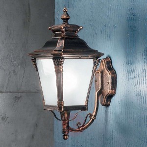 Kinkiet zewnętrzny Viviana stojący nostalgiczny