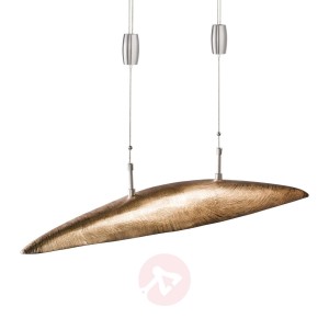 Lampa wisząca LED Colmar tunable white, złoty