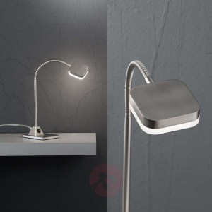 Lampa stołowa LED TOBIAS, 5 W, nikiel/mat.
