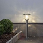 Solarny słupek ogrodowy Pireus czujnik dzień/noc