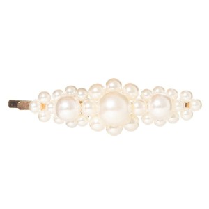 Hairclip pearls 03 Gold