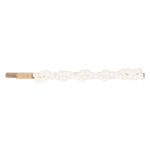 Hairclip pearls Slim 03 Gold