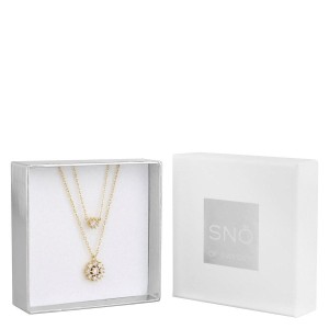 Snö of Sweden Crystal Vintage Neck Set 1 – Gold / Clear