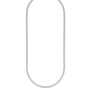 Snö Of Sweden Chase Brad Small Necklace, 60 Plain Silver