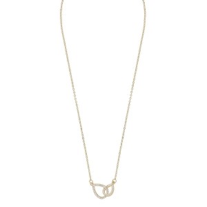 Snö Of Sweden Ciel Chain Neck (42 cm) ─ Gold / Clear