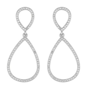 Snö Of Sweden Ciel Pendant Ear ─ Silver / Clear