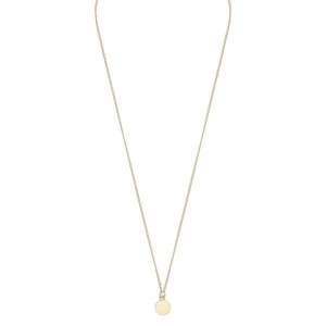 Snö Of Sweden Bridget Pendant Neck (42 cm) ─ Plain Gold