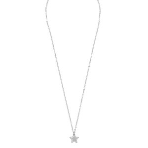 Snö Of Sweden Steira Small Pendant Neck (42 cm) ─ Plain Silver