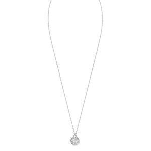 Snö Of Sweden Zin Pendant Neck (60 cm) ─ Silver / Clear