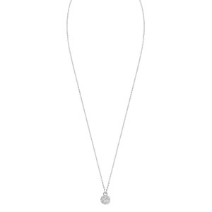 Snö Of Sweden Zin Small Pendant Neck (40 cm) ─ Silver / Clear