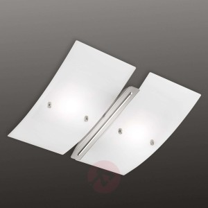 ENJA - lampa sufitowa LED z 2 szklanymi kloszami