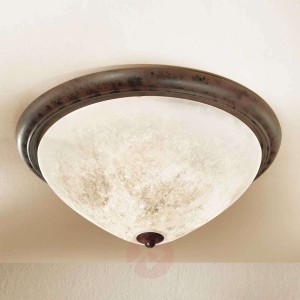 Okrągła lampa sufitowa Samuele, Scavo