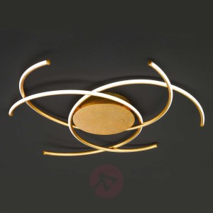 Lampa sufitowa LED Juls, złota