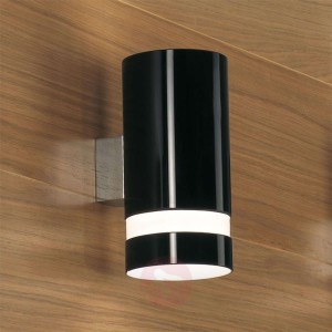 Czarna lampa ścienna Otello