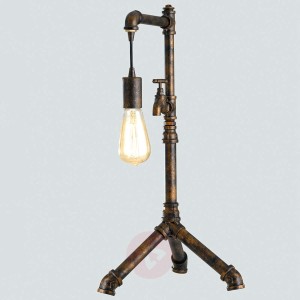 Lampa stołowa Amarcord w stylu rury