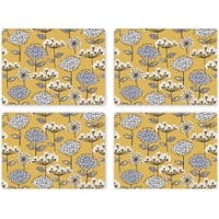 Zestaw 4 podkładek stołowych Retro Meadow 21.5x29 cm