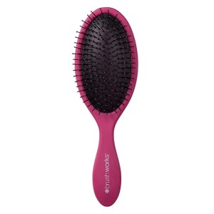 Brushworks Oval Detangling Hair Brush, Pink