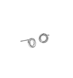 Snö Of Sweden Colline Small Earring, Silver/Clear